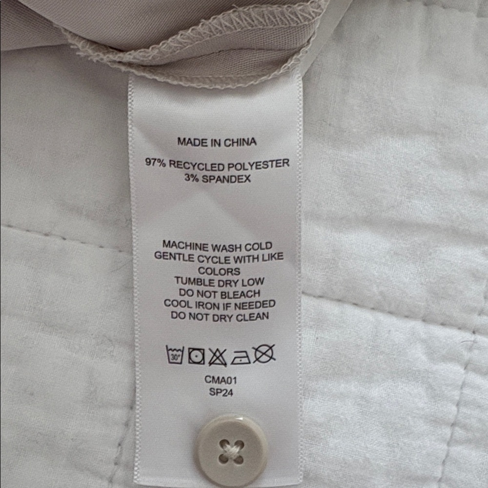 Quince Cream Wide-Leg Pants - Picture 9 of 9